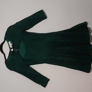 Mid sleeve floral dress